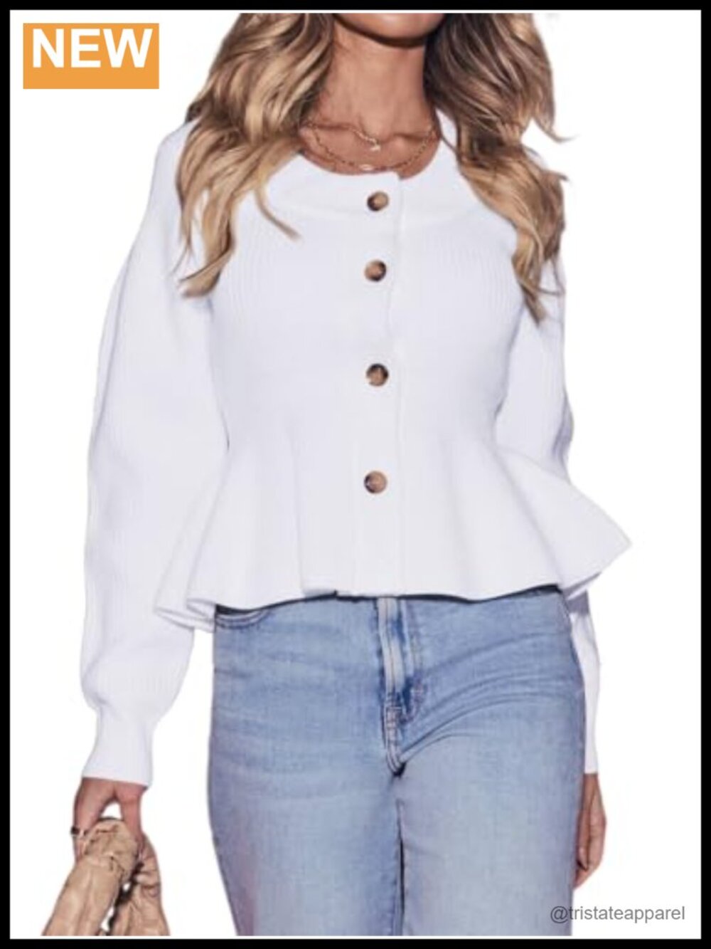 100% Acrylic Womens Casual Open Front Cardigan Long Sleeve Cable Knit Button